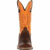 Durango Rebel Pro  Orange Western Boot, BAY BROWN/MONARCH ORANGE, W, Size 13 DDB0230